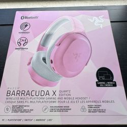 Pink Razer Barracuda X Quartz Edition