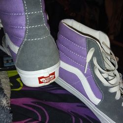 8 men's purple vans