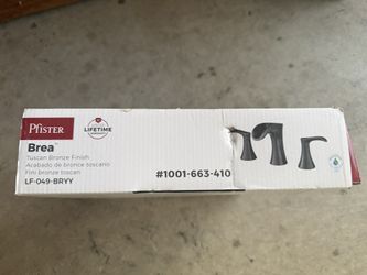 Pfister Brea Waterfall Faucet Set New 