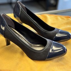 LifeStride Soft System women’s heels, navy blue