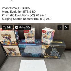 Pokemon Sealed Product lot 