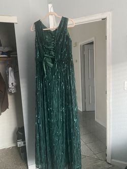 Green Party Dress
