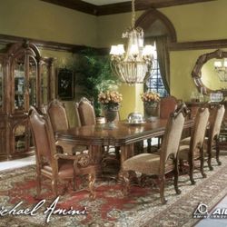 Michael Amini Aico Dining Set And Cabinet 