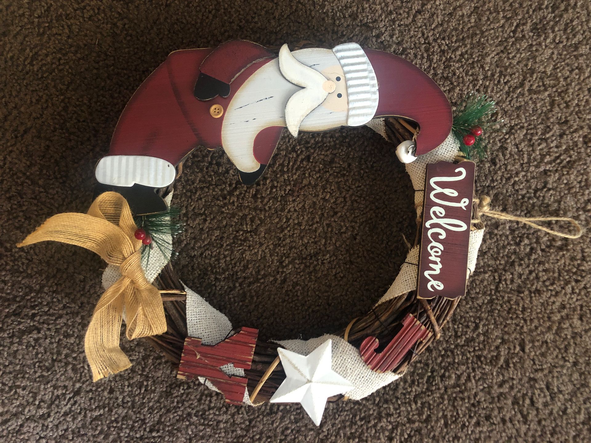 Santa wreath