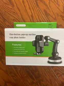 Brand New Universal Car Phone Mount – One-Button Pop-Up Suction Cup Holder