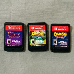 🧡 CRASH BANDICOOT & SPYRO NINTENDO SWITCH BUNDLE! 💜