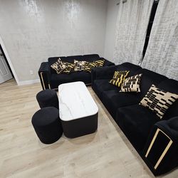 Sofa and coffee table