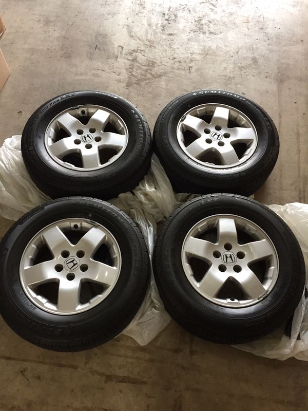 Honda rims and tires 215/70R16 for Sale in Alafaya, FL OfferUp