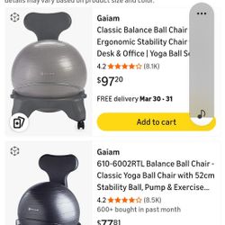 Used Yoga Chair Bottom One In Pic Located Rancho &Mill Colton