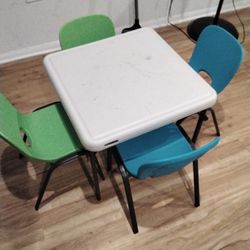 Lifetime Kids Table In Chairs 