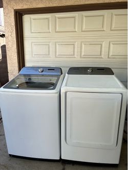 SAMSUNG WASHER & GAS DRYER
