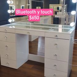 Vanity Con Bluetooth, Touch Y Speaker 