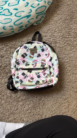 Sanrio Hello Kitty x Naruto Shippuden Allover Print Anime Mini Backpack