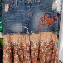 Candies Vintage Jeans Skirt - 3