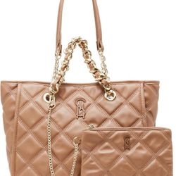 Steve Madden Bkattt Tote and Pouch Set