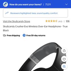 Skull Candy Bluetooth Headphones Or Headset For Gaming Also 