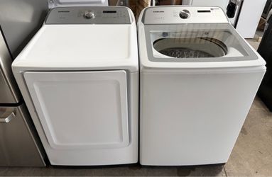 XL Samsung Washer+Electric Dryer SET