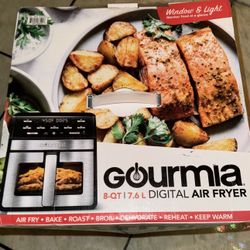 Gourmia 8 Qt Digital  Air Fryer, Black