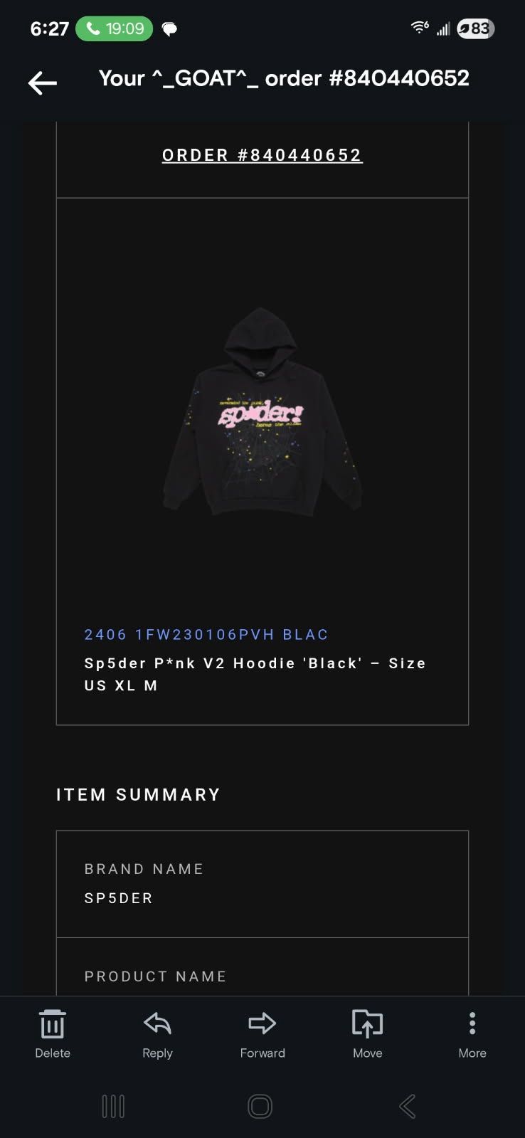 Back Spider Hoodie