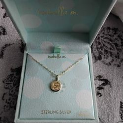 Sterling Silver Initial Necklace 