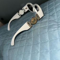 Versace Biggie white sunglasses