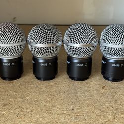 Shure SM58 Wireless Capsules (4) / Excellent Condition