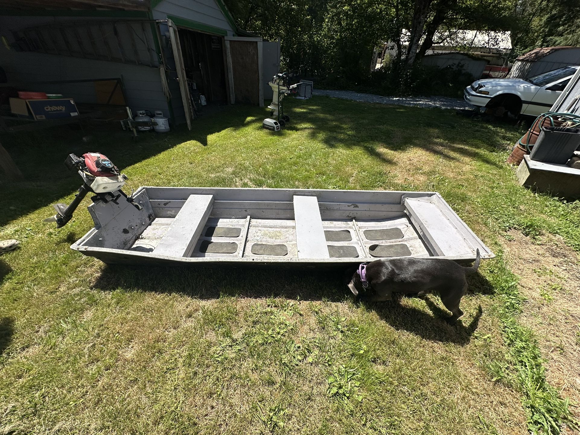 10 Foot Jon Boat With 4 Hp Motor