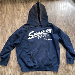 Vtg 00s Snap On Tools Since 1920 Hoodie Mens XL Grunge Distressed Trashed