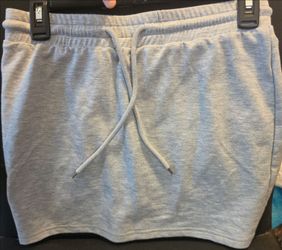 Gray Skirt with drawstring