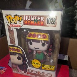 Funko POP! Hunter X Hunter ALLUKA ZOLDYCK  (CHASE) #1028  Hot Topic Exclusive!