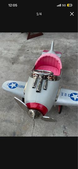 Us army kids vintage pedal car cart
