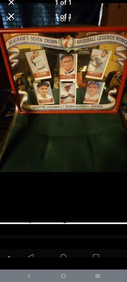 Baseball picture in frame