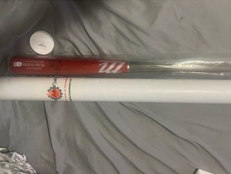 Brand new bat signed