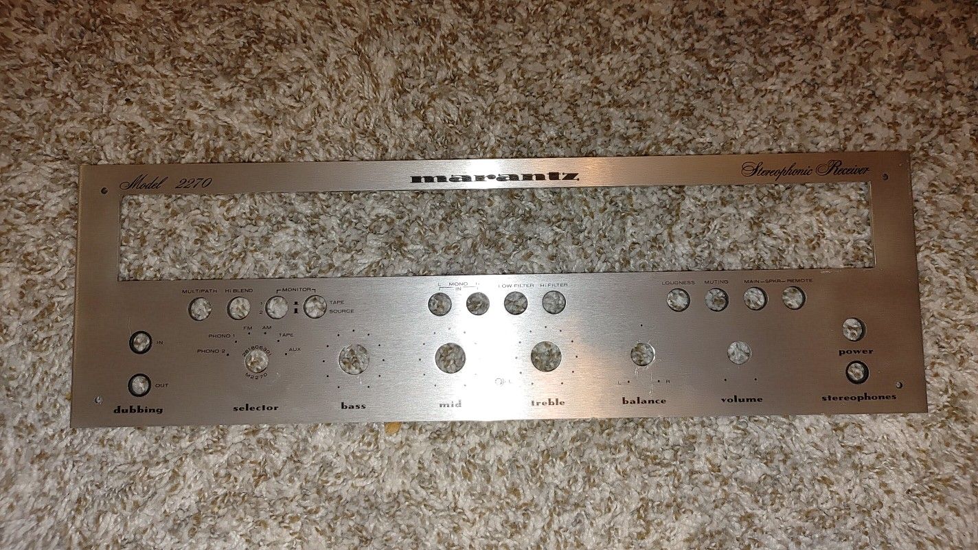 Marantz 2270 Faceplate
