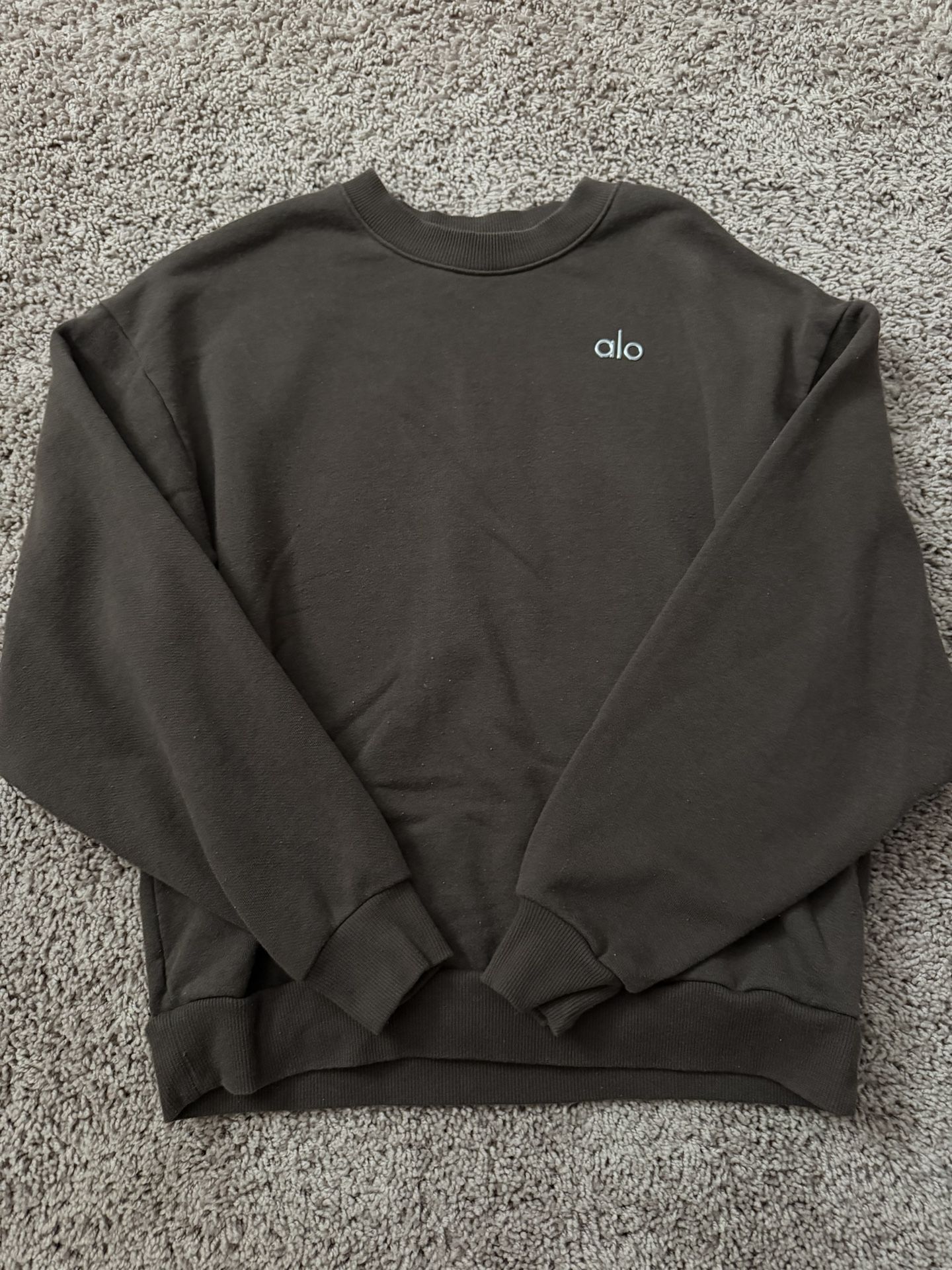 brown alo sweatshirt