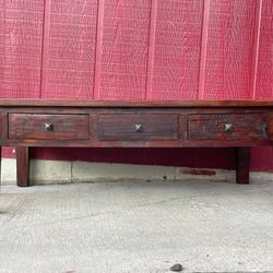 Rustic Solid Wood Coffee Table - Heirloom Quality! $195