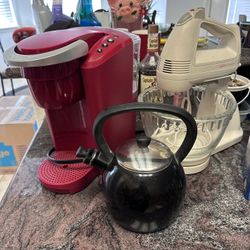 Red Kuric Machine, Sunbeam Mixer, Stands, Black Tea, Pot Kettle