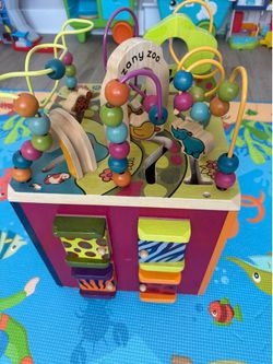 Zany Zoo Wooden Play Cube