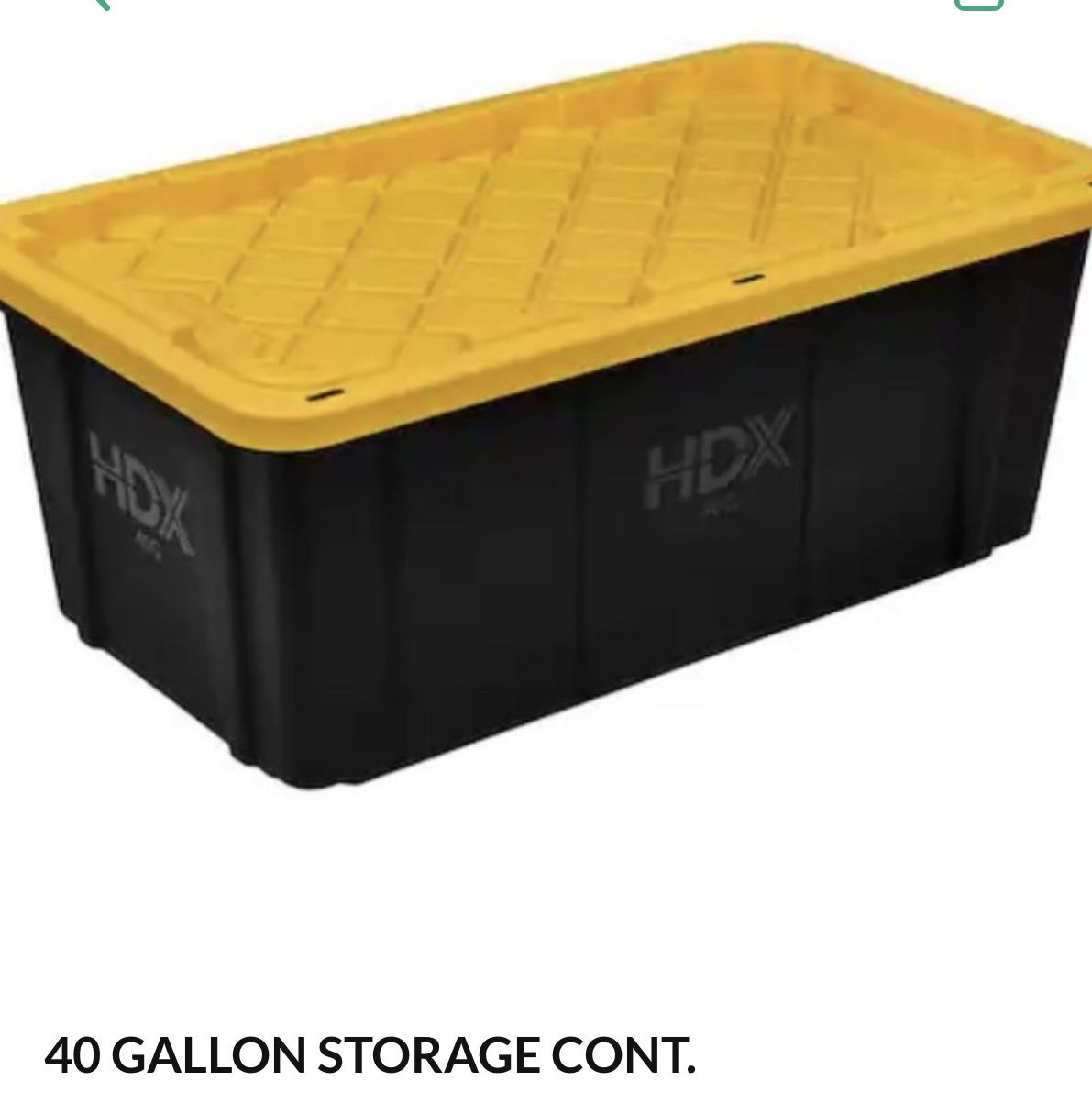 STORAGE CONTAINERS