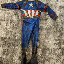 Captain America Halloween Costume - Extra Small
