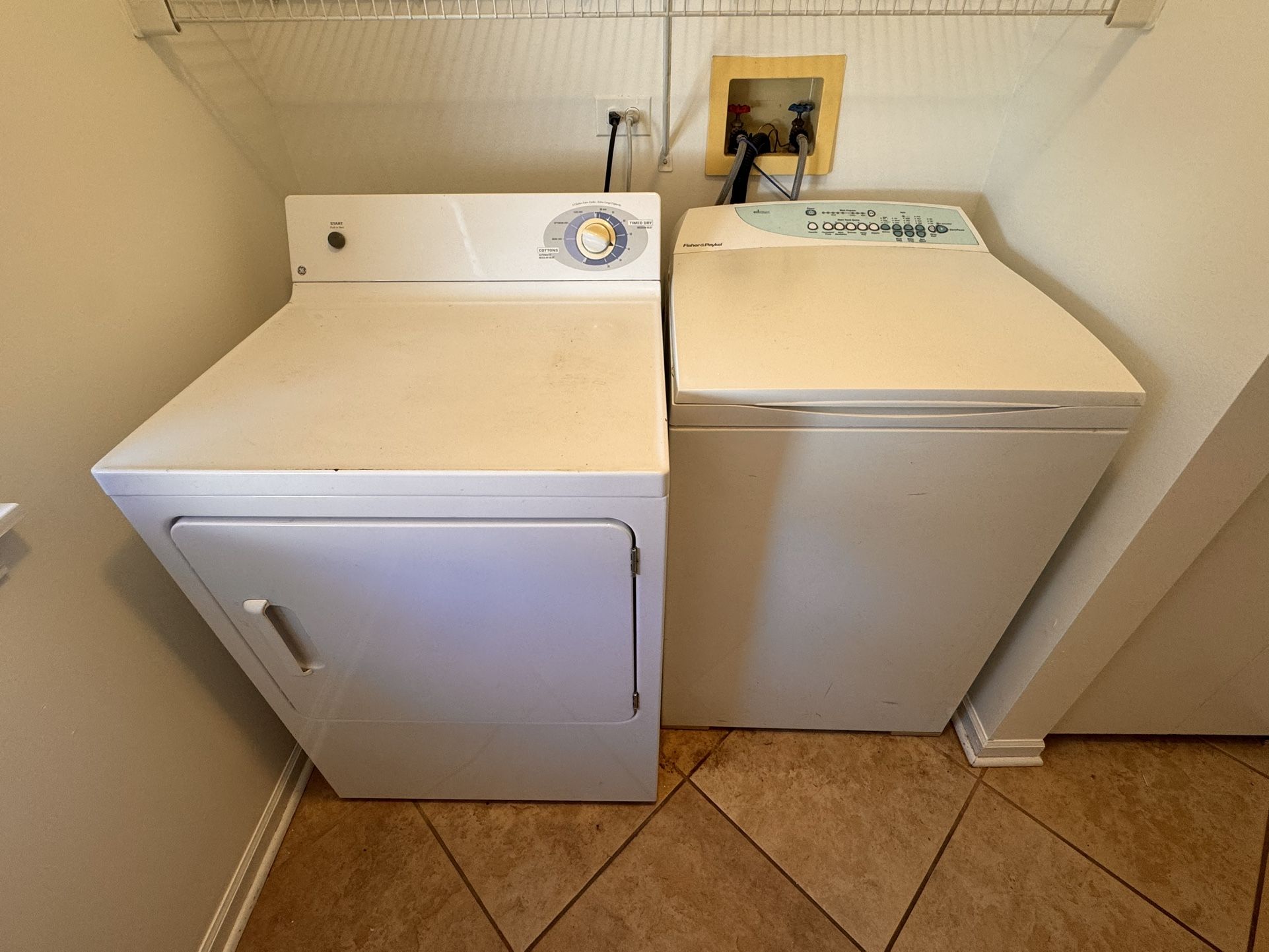 Washer and Dryer 