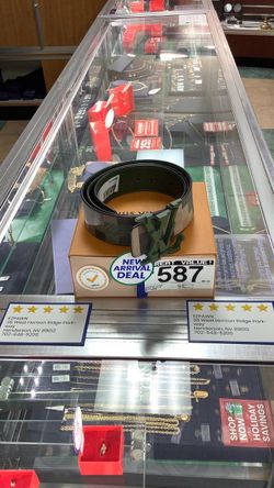Louis Vuitton Belt Digi Camo