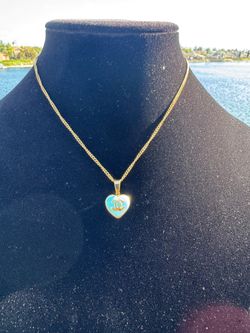 Luxury CC Designer Heart Necklace/ Chain