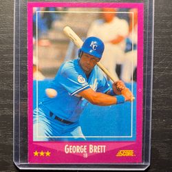 1988 Score George Brett Baseball Card #11