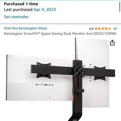 Kensington 24” Dual Monitor Arm