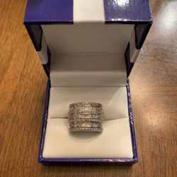 2.0 CTW Diamond Ring Sterling Silver