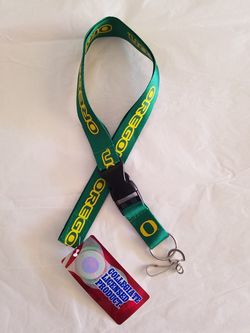 Oregon Ducks Lanyard Keychain