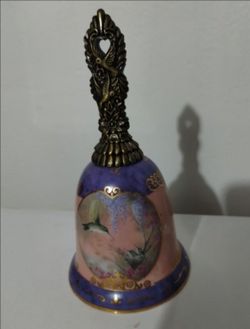 1997 BRADFORD EDITION - HUMMINGBIRD BELL 6"×3.2" - A1500