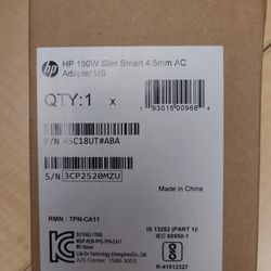 HP 150W Slim Smart 4.5mm AC Adapter Us