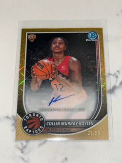 COLLIN MIRRAY-BOYELS REFRACTOR AUTO /50 TOPPS BOWMAN CHROME 2025-2026